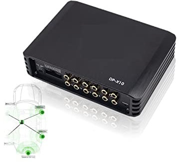 Amplificador de Potencia DP X10 Car 4 Ch 8 Canales Dsp procesador Amp Ecualizador Amplificador Automotivio Sonido - Volumen Alto