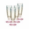 Villeroy & Boch Boston Pearl Sektglas 4er Set, Bunt Schimmernd, Spülmaschinenfest, Glas für Sekt oder Champagner, Prosecco Glas, Sektflöte, Champagnerglas, Kristallglas
