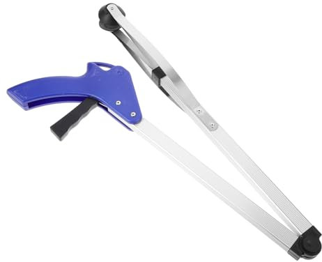 ibasenice Pinza Raccoglitore Rifiuti Portatile Strumento Ergonomico per Pulizia Esterna Facile da Usare per Anziani e Disabili per Case Negozi e Scuole