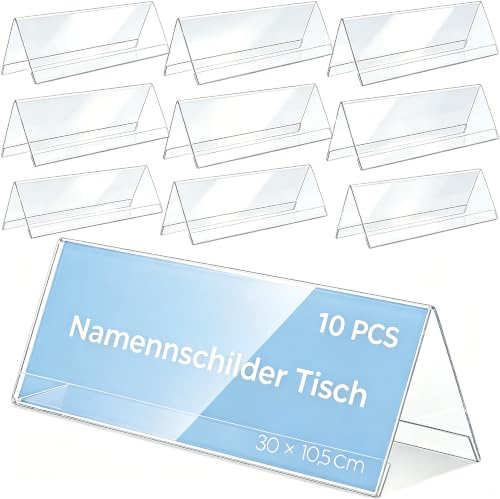 awagas Placa para nombre, expositor de mesa