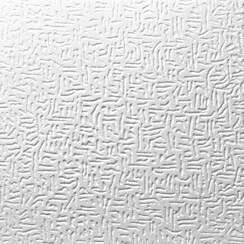 Pannelli Polistirolo per Pareti e Soffitto Interni, Pannelli Decorativi 50x50 cm, Spessore Medio 7 mm, Effetto 3D Isolante Termico - Confezione 10 mq (40 Pannelli), Colla Inclusa per Montaggio (B013)