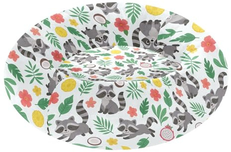 Letto per gatti a forma di ciambella, soffice e ortopedico, per animali domestici di medie dimensioni, S, procione