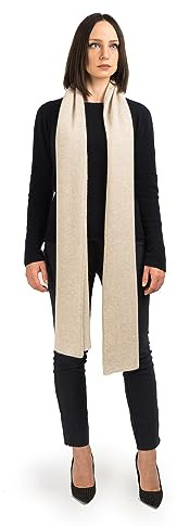 DALLE PIANE CASHMERE Sciarpa Donna 100% Cashmere - Beige
