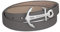 PAUL HEWITT Wickelarmband North Bound aus Leder in Grau und Anker aus Edelstahl in Silber Armband-Länge 42,5 cm
