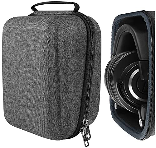 Geekria éétui Rigide pour Casque Audio-Technica ATH-M50X, ATH-M50xBT, ATH-M50, ATH-M40X, M40FS, ATH-M35, ATH-M30, ATH-M70x Pro, étui Housse de Transport