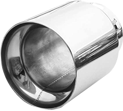 Universale 3561 Terminale di scarico per auto Terminale Silenziatore sportivo Acciaio inossidabile Cromo