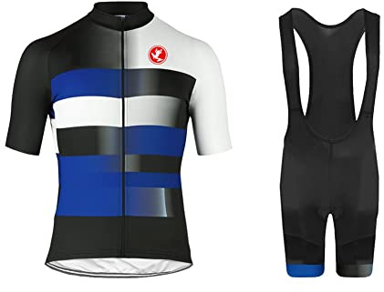 UGLY FROG Anzüge Milchfaser Trägerhose Fahrrad Herren Fahrradhose Kurz mit Sitzpolster Radhose Herren Kurz Gepolstert Radlerhose Kurz Radshorts mit Polster