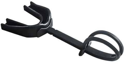 Kisbeibi Mundschutz mit Riemen für Kampfsport, Boxen, Rugby, Hockey, Football(Schwarz)