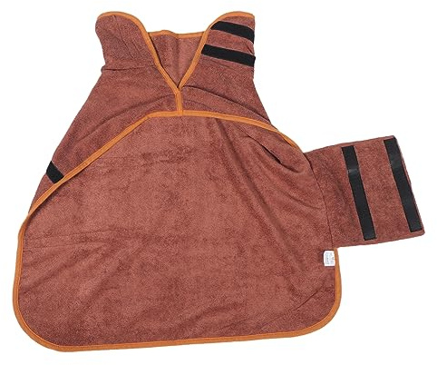 POPETPOP Ropa Absorbente para Perros Bañador Secante para Cachorros Después del Baño Diseño Cómodo y Práctico para Perros Pequeños