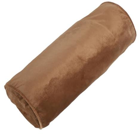 Ciieeo Funda De Almohada Redonda Cómoda Funda De Almohada Cervical con Cremallera para Dormitorio Y Sala De Estar