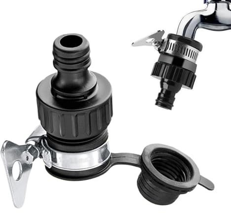 Zasdvn kranadapter – snabbkoppling adapter för kranar – robust adapter lämplig för 16 mm 13 mm hushåll trädgård land. Vattning