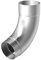 TrobakFallrohrbogen DN 100 Aluminium Natur, 72 Grad