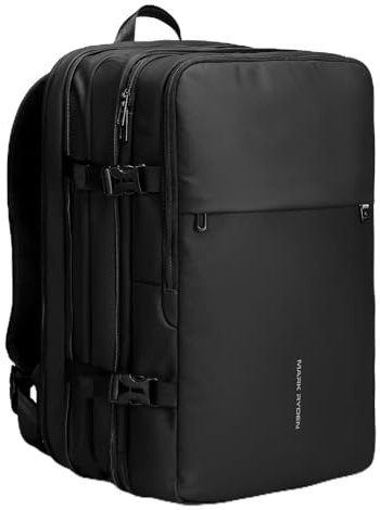 MARK RYDEN Erweiterbarer 21L-36L Handgepäck Rucksack,17,3 Zoll Laptop Rucksack Herren,Business Rucksack Herren mit YKK-Reißverschluss,Anti Diebstahl Reiserucksack - Schwarz