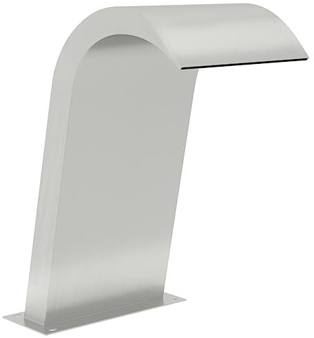 vidaXL Pool Wasserfall Brunnen Schwalldusche Schwallbrause Wasserfontäne Poolfontäne Wasserschwall Schwimmbad 50x30x60cm Edelstahl 304