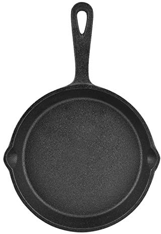 Kuuleyn Padella Ghisa, Padella Ferro, Padella,Padella in ghisa Vintage da 16 cm e 20 cm, bruciata, Antiaderente(16 cm)