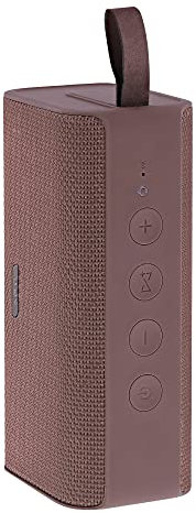T’NB - Enceinte Tendance Bluetooth Portable, Idéal pour Embéllir Votre Intérieur, Enceinte sans Fil Design Elégant, Autonomie Jusqu’à 12H, Finitions Tissu – Couleur Vieux Rose