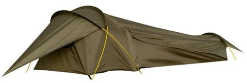 Biwak Zelt mit Moskitonetz – Wasserdichter Biwaksack 220x90x63 cm – 10.000 mm Wassersäule, Ultraleicht & kompakt – Outdoor Notzelt für Trekking, Camping & Survival – inkl. Gestänge & Heringe