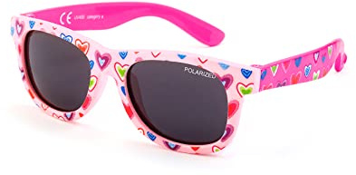 Kiddus Gafas de Sol Bebé 6 a 24 Meses, Polarizadas CAT4 UV400, Infantil Niño Niña 6 12 18 24 Meses 1 Año, Muy Flexibles Ligeras y Cómodas, TPE Sin BPA, Certificación CE