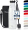 Milu Edelstahl Trinkflasche 350ml 500ml 750ml 1L 1,5L Thermosflasche, Isolierte Wasserflasche, Auslaufsichere Isolierflasche doppelwandig, Kohlensäure geeignet – inkl. Reinigungsbürste (Marble, 500ml)
