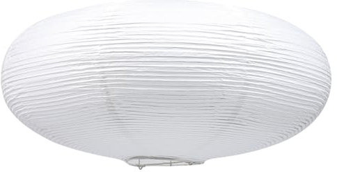 Gadpiparty White Oval Paper - Japanese Style Hanging Ball Lamps | DIY Foldable & Paintable Decorative for Weddings, Parties & Home Decor