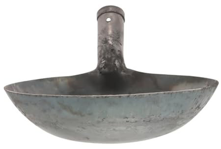 HIAKDOFT Pala De Metal Reutilizable para Estiércol Cucharón para Limpieza De Lodos De Drenaje y Jardinería Herramienta para Manejo De Residuos