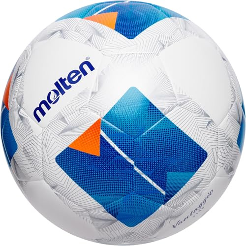 Molten Vantaggio 3150 Hybrid Advanced Bonded Pallone da calcio | FIFA Quality Control Match Ball | Cover morbida imbottita in TPU per un'eccellente ritenzione della forma | Taglia 5 – Per ragazzi e