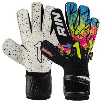Rinat Guante de Portero Asimetrik As, Negro, Unisex Niños