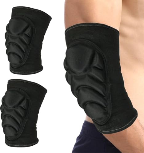 Aoreun 1 Paire Coudieres en éponge épaisses, Protection Coude, Protege Coude pour le Sport, le Basket-ball, le Cyclisme