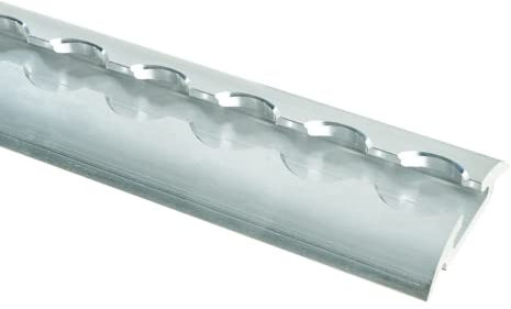 1 x guida per airline a forma semicircolare, diametro del foro 20 mm, 1,5 m, vuota.