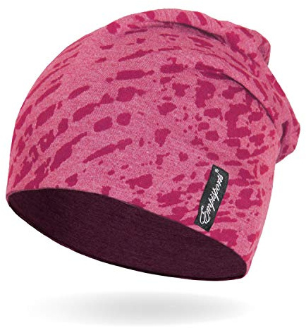 EMPISPORTS 10 Multifunctional Soft Fashion Lightweight Beanies Hats, Cooling Running Skull Cap Helmet Liner Sleep Caps (Rose, 1)