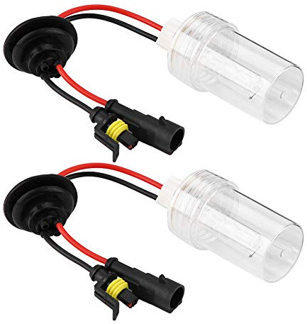 Yctze Faros Delanteros de Xenón, H1 6000K 100W 2PCS Bombillas de Repuesto para Faros Delanteros de Xenón de Alto Brillo