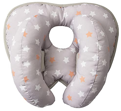 Ruankenshop Cuscino Testa Piatta Bambino Cuscino Antisoffoco Neonato Culla Cuscino Bambini Cuscino Bambino Appena Nato Cuscino a Testa Piatta C,25