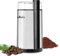 Kaffeemühle, Wancle Elektrische Kaffemühle für Bohnen ＆ Gewürze, Edelstahl Klinge, Schüssel, leise Kaffeemühle mit sauberer Bürste mit einem Knopf für Grob- und Feinmühle, Edelstahl