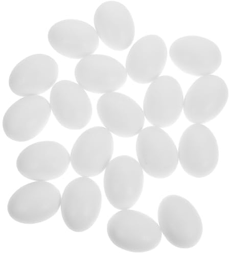 Healeved Faux Œufs de Pigeon Simulés pour Pigeons de Course 20 Pièces