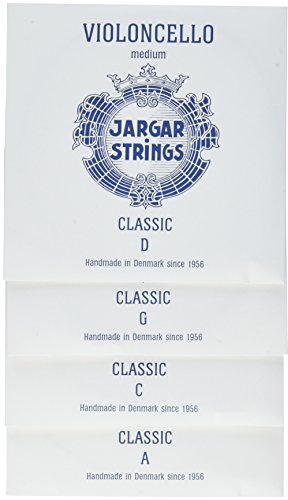 Jargar Cello SET CLASSIC Coated Steel Strings, Medium