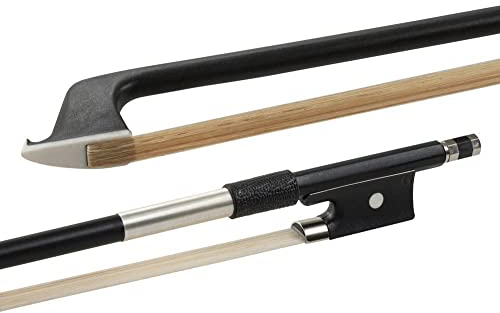 GLASSER Violinbogen,Fiberglas, Made in USA, 203SH-14, Neusilberbewicklung, für 1/4 Violine