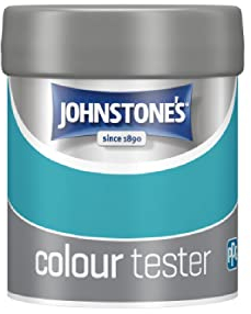 Johnstone's - Paint Tester Pots - Wall & Ceiling Paint - Caribbean Tide - Emulsion - Easy to Apply - Dry in 1-2 Hours - 75ml