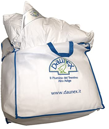 SofficePiuma - Daunex Piumone Matrimoniale Invernale, 4 Punti Calore, 250x220 King, Art Cupido, Piumino Matrimoniale Invernale, 205gr