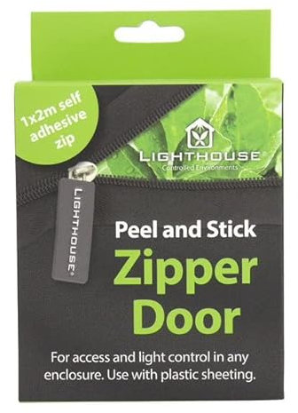 LightHouse Zipper Door - 2m x 40mm, red