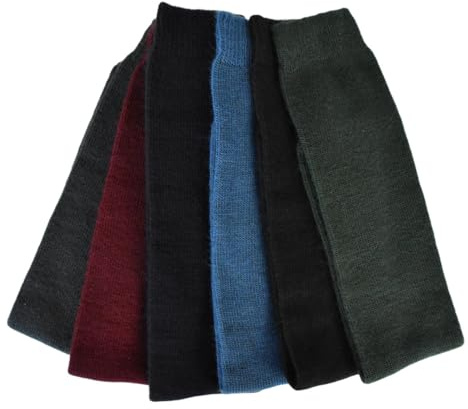 Intocco 6 Paia - Calze Gambaletti Invernali da Donna Morbide Vari colori - Ultra Soft - Adatti alla stagione invernale - Taglia Unica 35/41 (35/41, Francese Ass1)