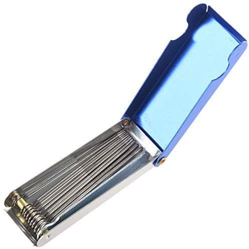 Guitar Nut Bridge File Set Luthiers Box 13 Sizes Of Files 1 Flat File for Guitar Mandolin String Groove Slot