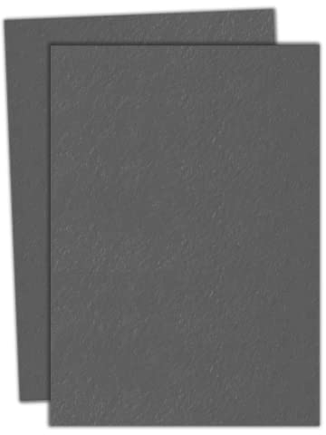 20 Blätt - 350g A4 Fotokarton Schwarz, Schwarze Pappe, Tonkarton Papier