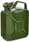 BW® Kraftstoffkanister Metall Benzinkanister 5 Liter - Olivgrün - RAL 6003 - TÜV-geprüft und UN-Zulassung - Made in Europe