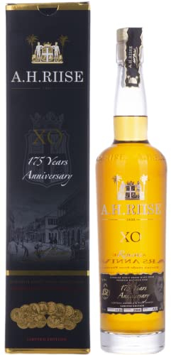 A.H. Riise X.O. Reserve 175 YEARS ANNIVERSARY Superior Spirit Drink 42% Vol. 0,7l in Geschenkbox
