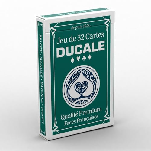 Ducale Origine - Jeu de 32 Cartes - Jeu de Belote
