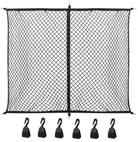 Red de carga para caja de camioneta, almacenamiento de carga de malla elástica resistente para organizar accesorios de coche, accesorios de coche de almacenamiento resistente, almacenamiento de carga