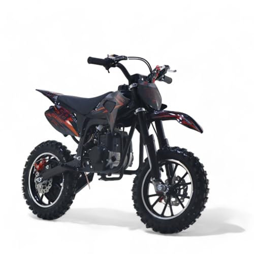 KXD 703B Dirt Bike Dirtbike CrossBike Enduro DirtBike pocket 49cc Pitbike PocketBike Motocross Motorrad Motorbike Motorsport Pocket Vollcross Crossbike (Orange, KXD 703B 4Takt)