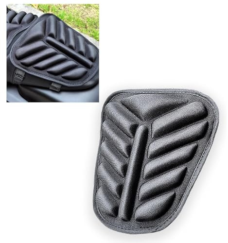 BLAFT Coussin de Selle Moto pour Peugeot Metropolis 400i RS, Absorption de Choc Respirant Antidérapant Coussin Selle Moto Coussin de Siege Moto pour Les Longs Trajets, C Back Seat