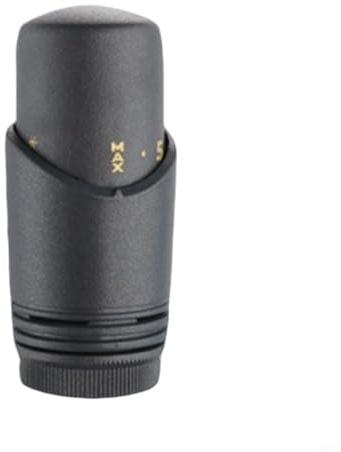 Entgoinggo Thermostatic Radiator Head, DN20 Thermostatic Radiator Valve TRV Valve Head Replacement With Anti-Freeze Protection For Heating System(Black)