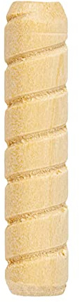 Spiral Grooved Hardwood Dowel Pins | 7/16 X 2 | Pack of 50 Approx. | Wooden Furniture Dowel Pins for Strong Connection | Furniture Making, Refurbishing or Crafts | UA-720-W
